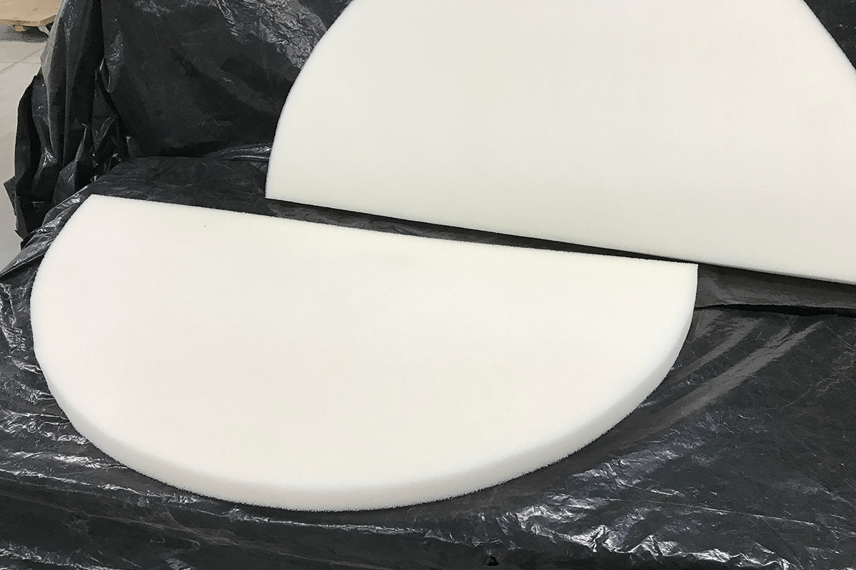 Reticulated Foam Fabrication for Outside Furniture